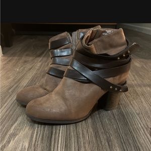Chunky Heel Booties